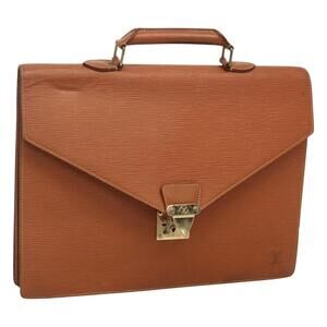 LOUIS VUITTON Epi Serviette Conseiller Zipangu Gold M54428
